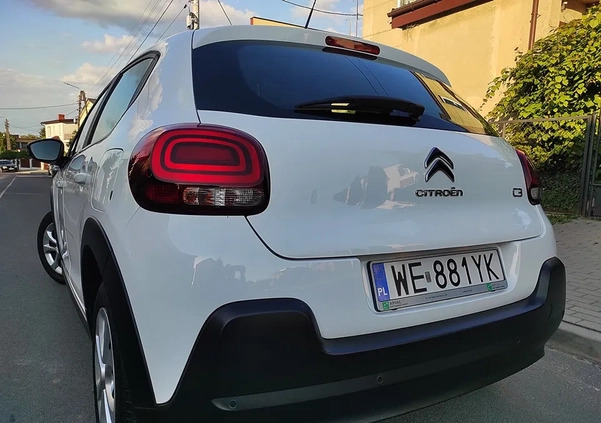 Citroen C3 cena 49900 przebieg: 80000, rok produkcji 2020 z Lipno małe 667